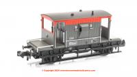 377-535C Graham Farish BR 20 Ton Brake Van number B955247 - BR Railfreight Red & Grey